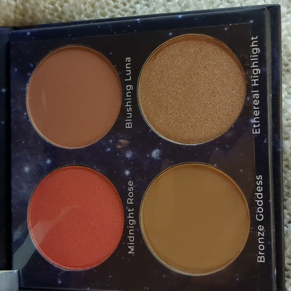 LASplash Cosmetics Moonlight Glow Face Palette in Moon, 2.8g x4 = 11.2 g… - Picture 3 of 10